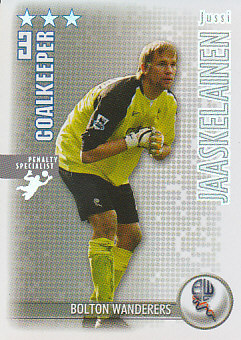 Jussi Jaaskelainen Bolton Wanderers 2006/07 Shoot Out Excellent Player #55